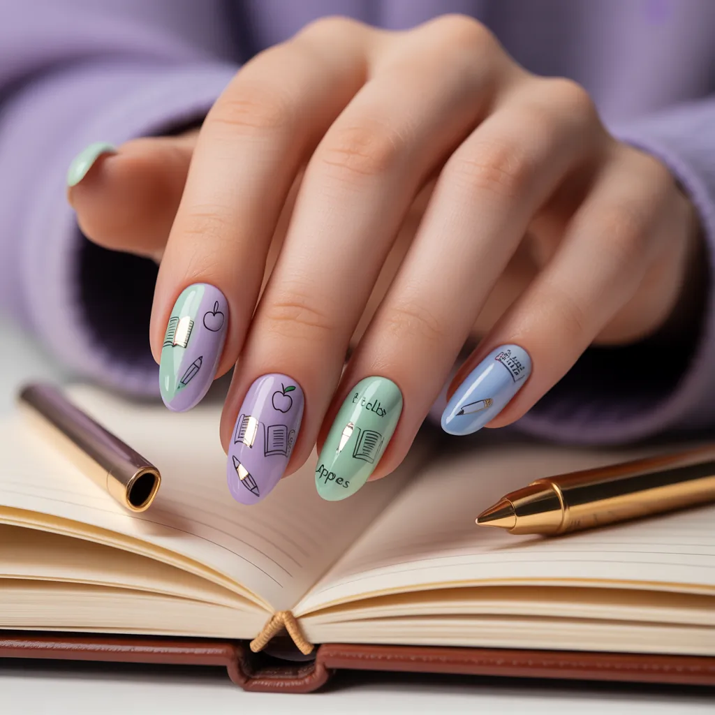 school nails