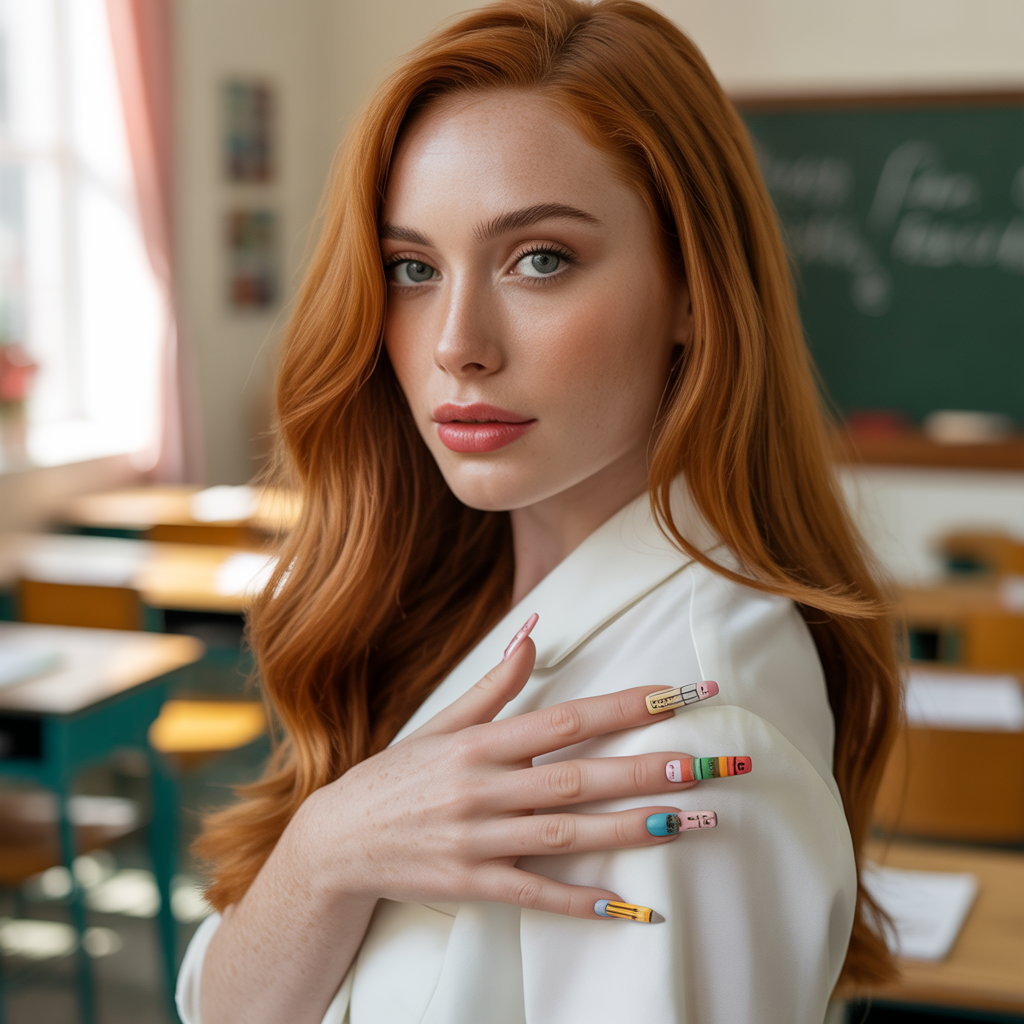 school nails