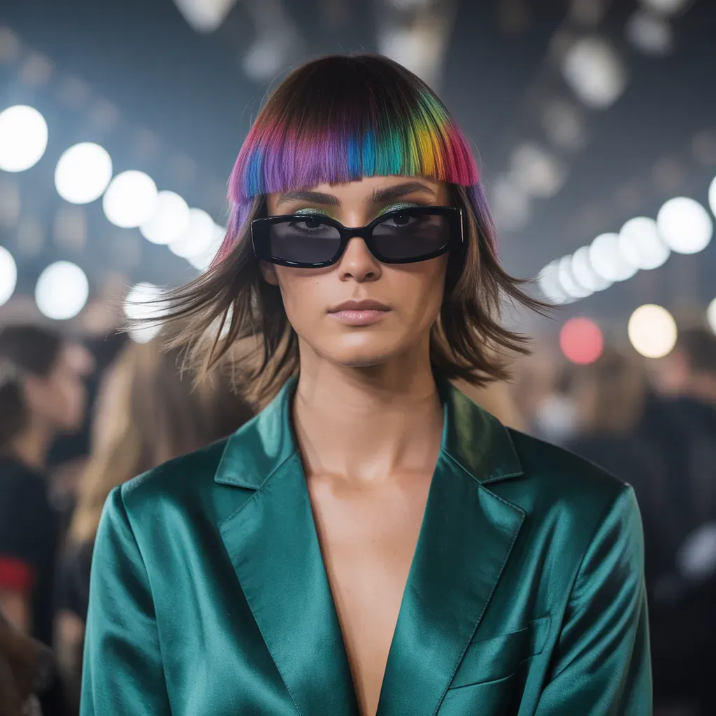 shag haircuts with bangs