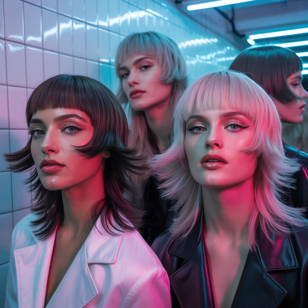 shag haircuts with bangs