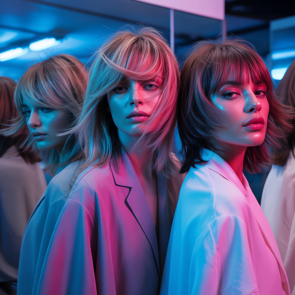 shag haircuts with bangs