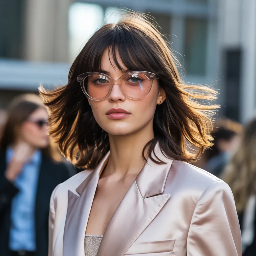 shag haircuts with bangs