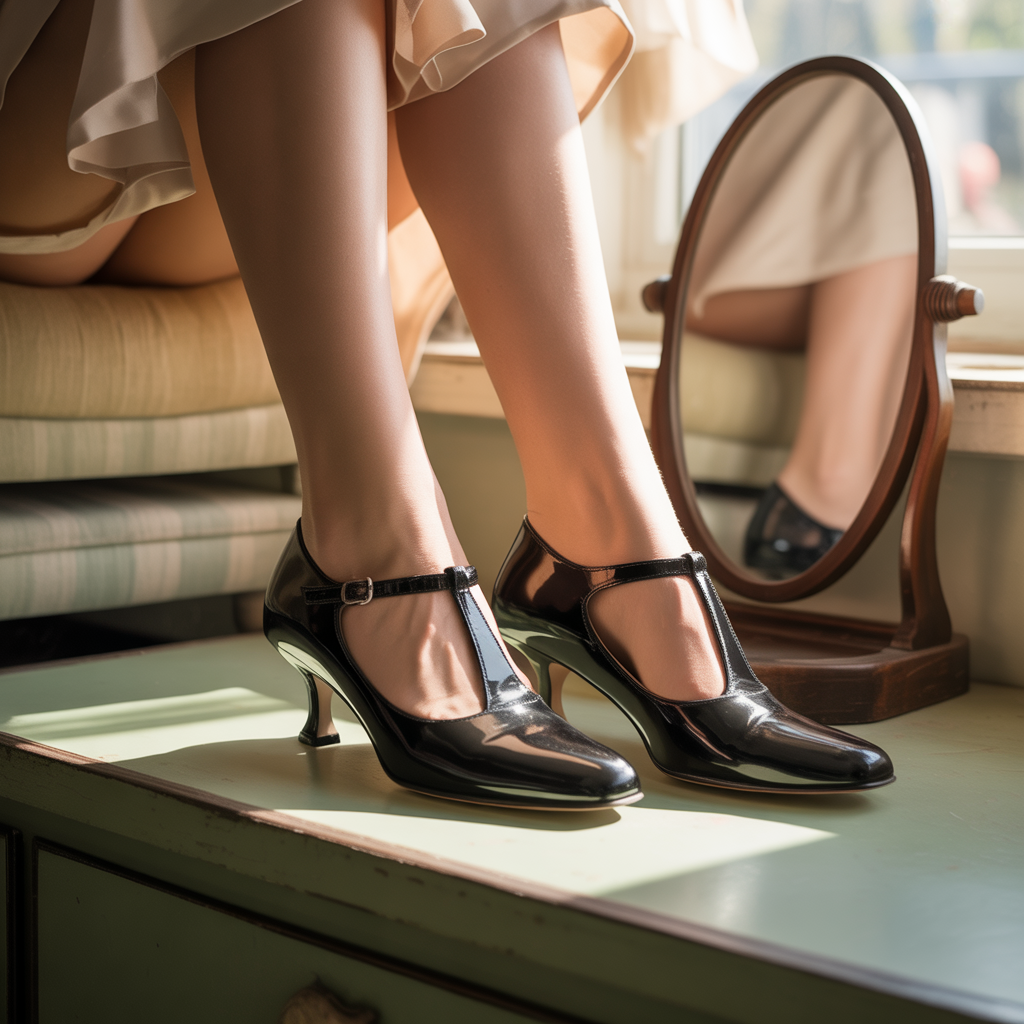 shoes 1940s women