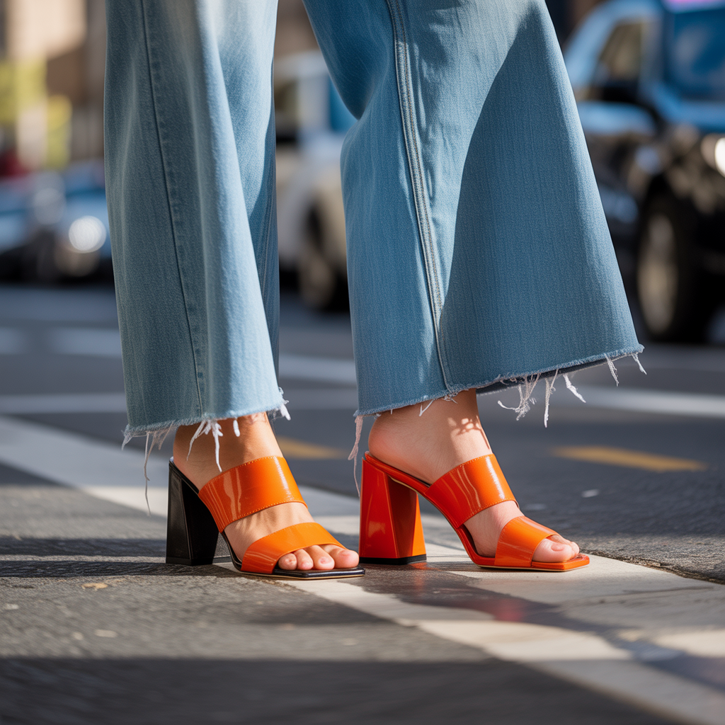 shoes for wide leg jeans