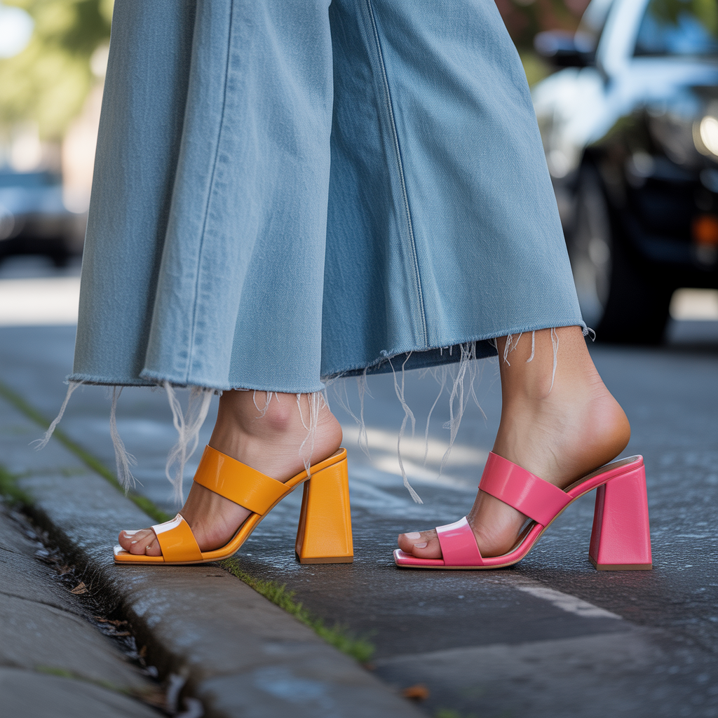 shoes for wide leg jeans