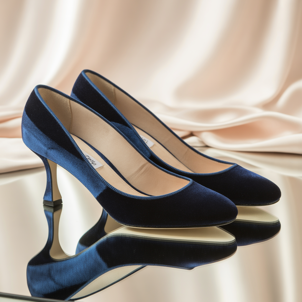 shoes navy blue