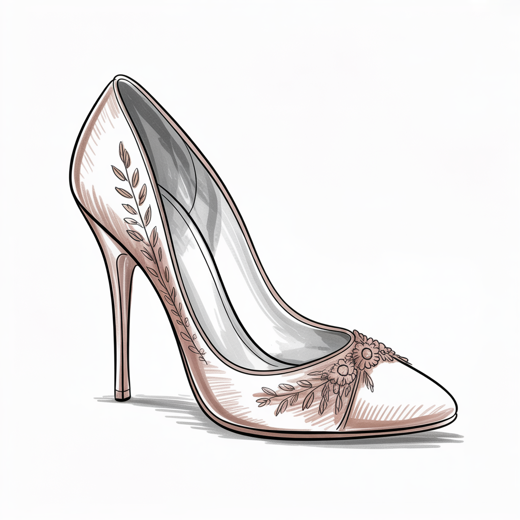 shoes sketch