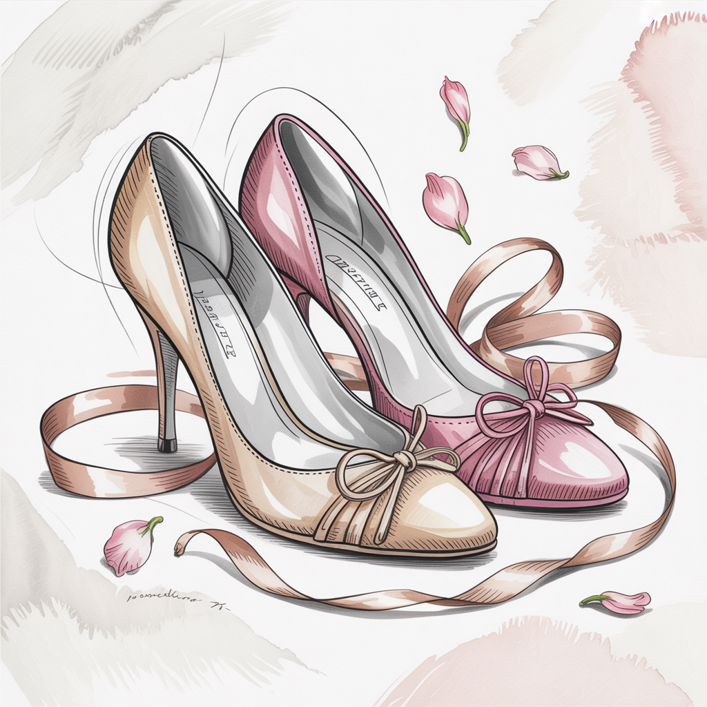 shoes sketch