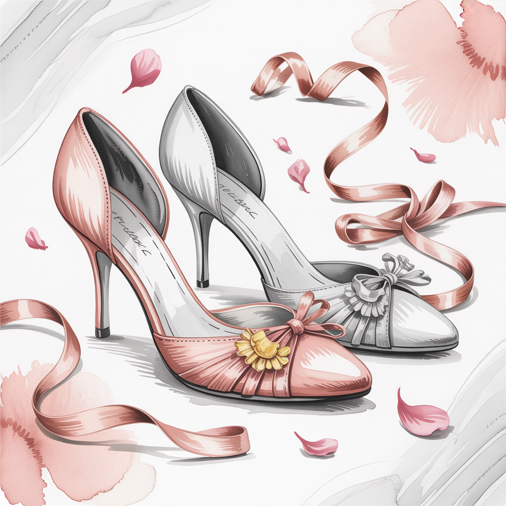 shoes sketch