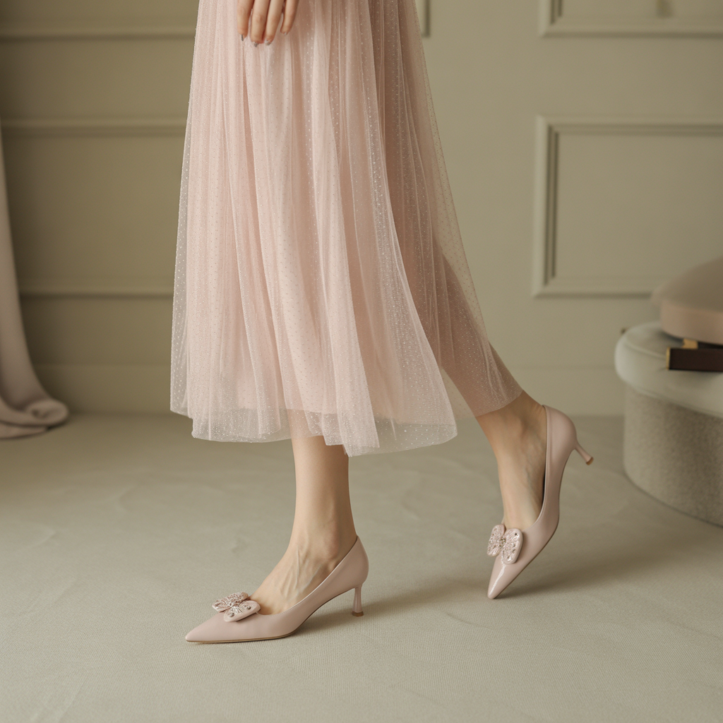 shoes to wear with a long skirt