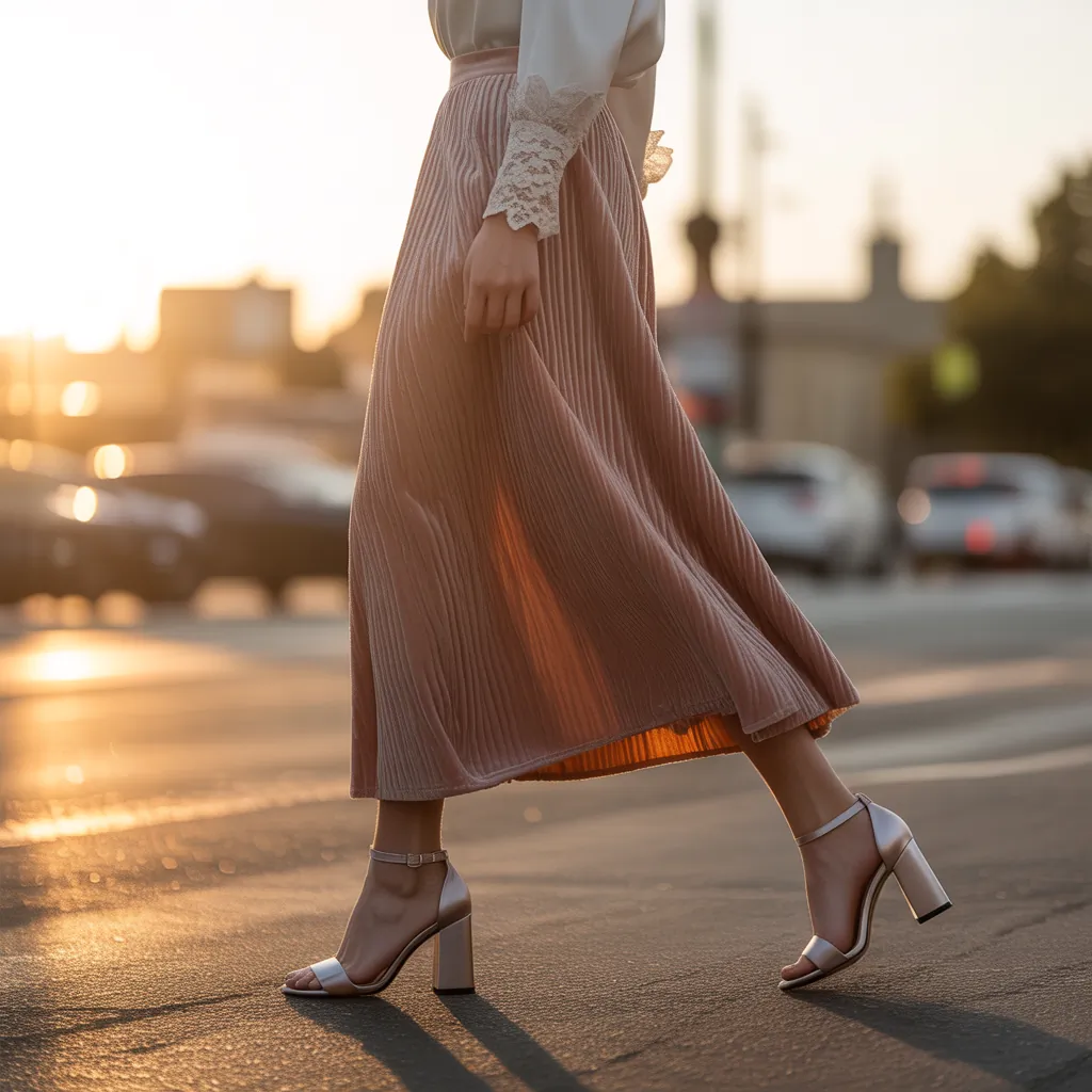 shoes to wear with a long skirt