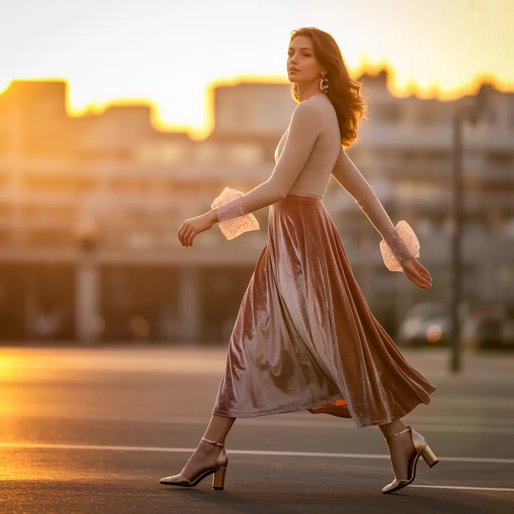 shoes to wear with a long skirt