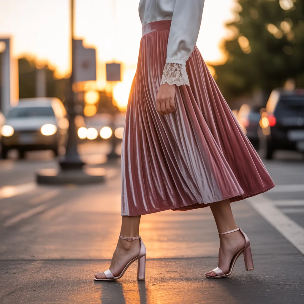 shoes to wear with a long skirt