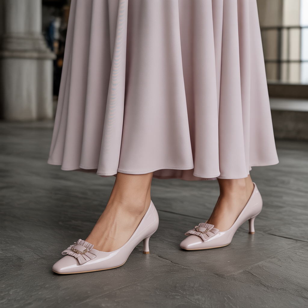 shoes to wear with a long skirt