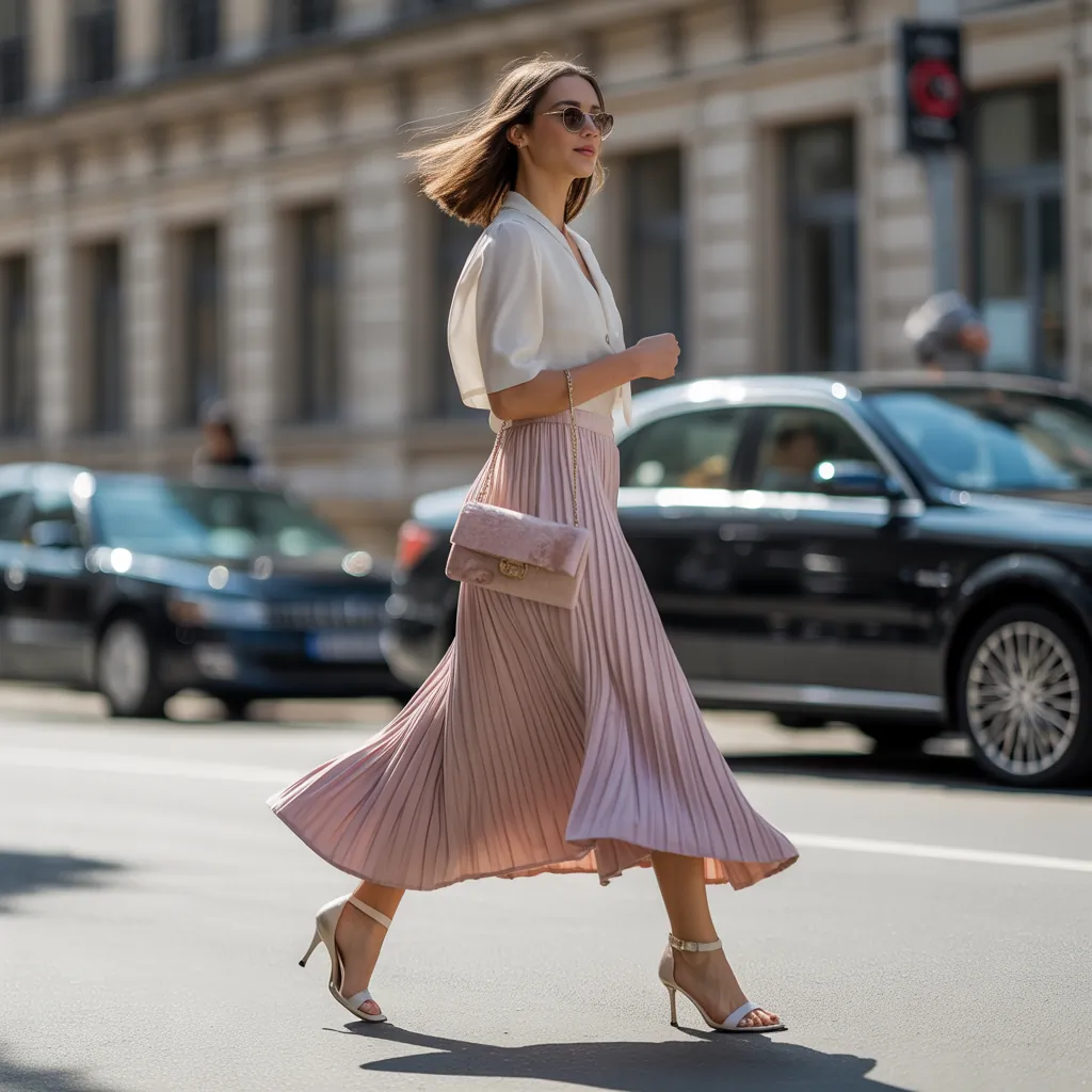 shoes to wear with a long skirt