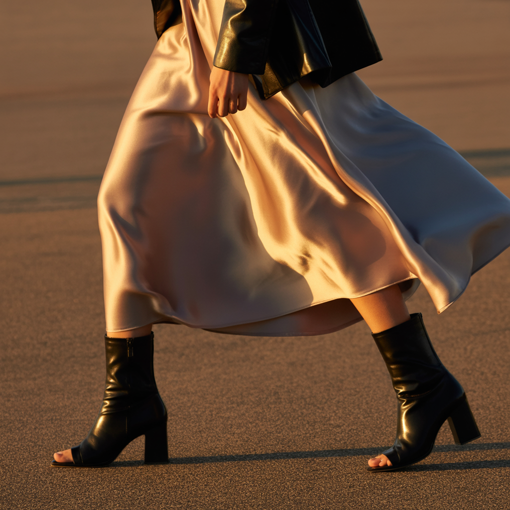 shoes to wear with a long skirt