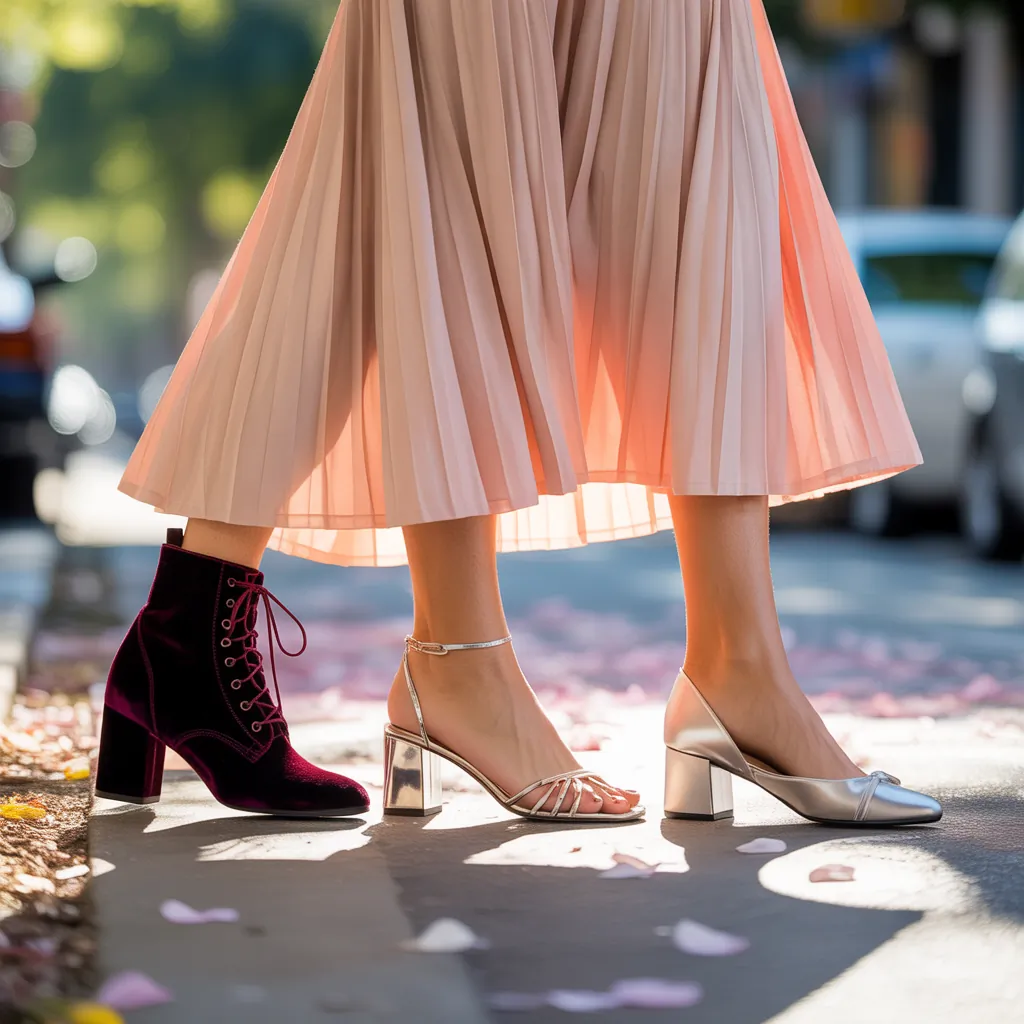 shoes to wear with a long skirt