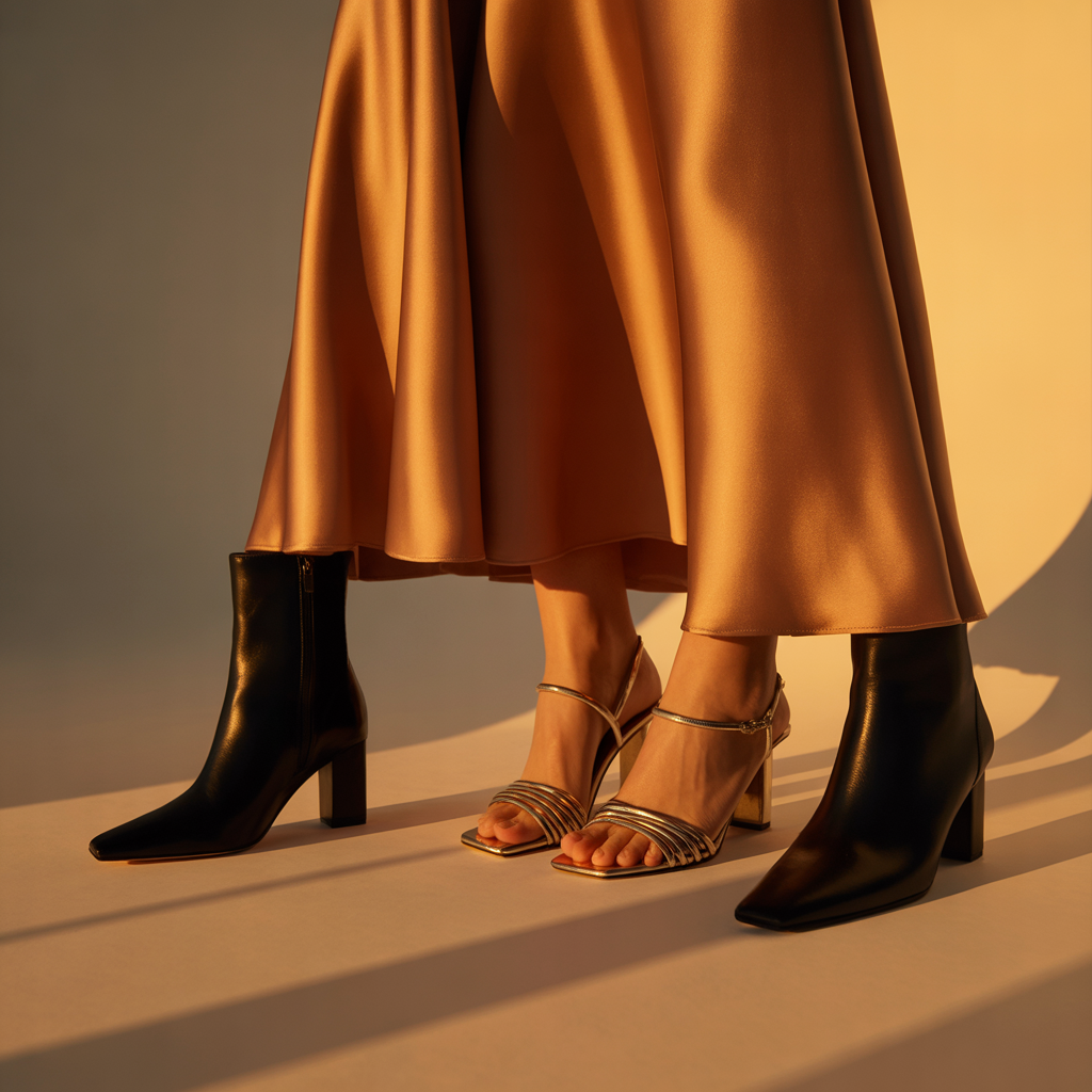 shoes to wear with a long skirt