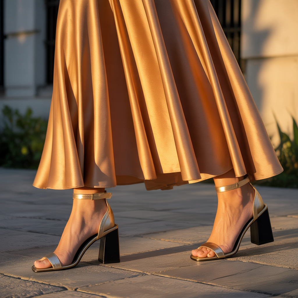 shoes to wear with a long skirt