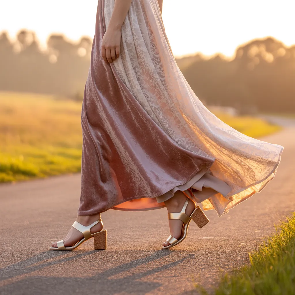 shoes to wear with a maxi dress