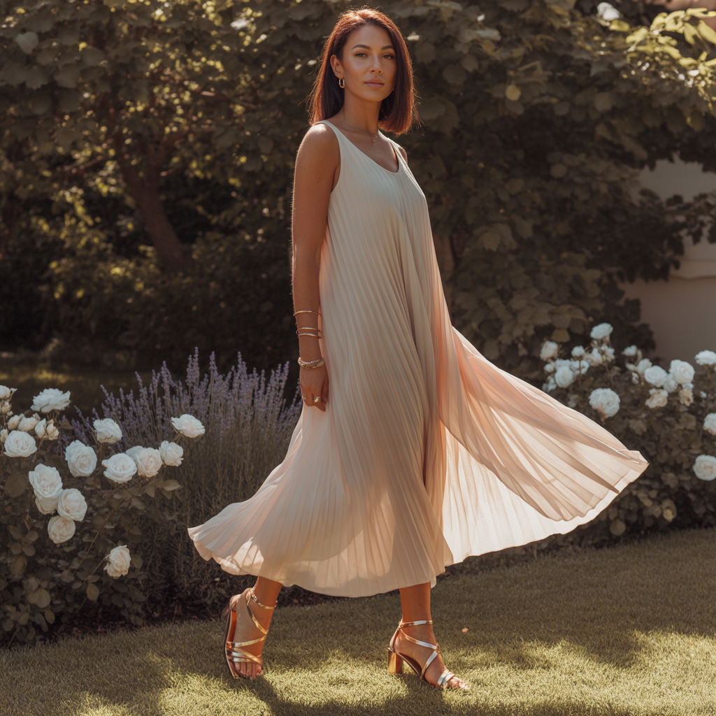 shoes to wear with a maxi dress