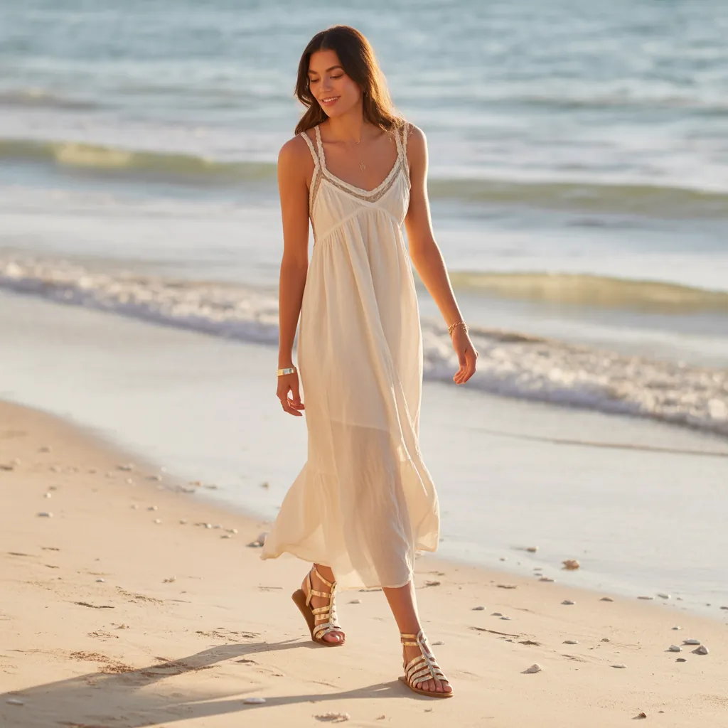 shoes to wear with a maxi dress