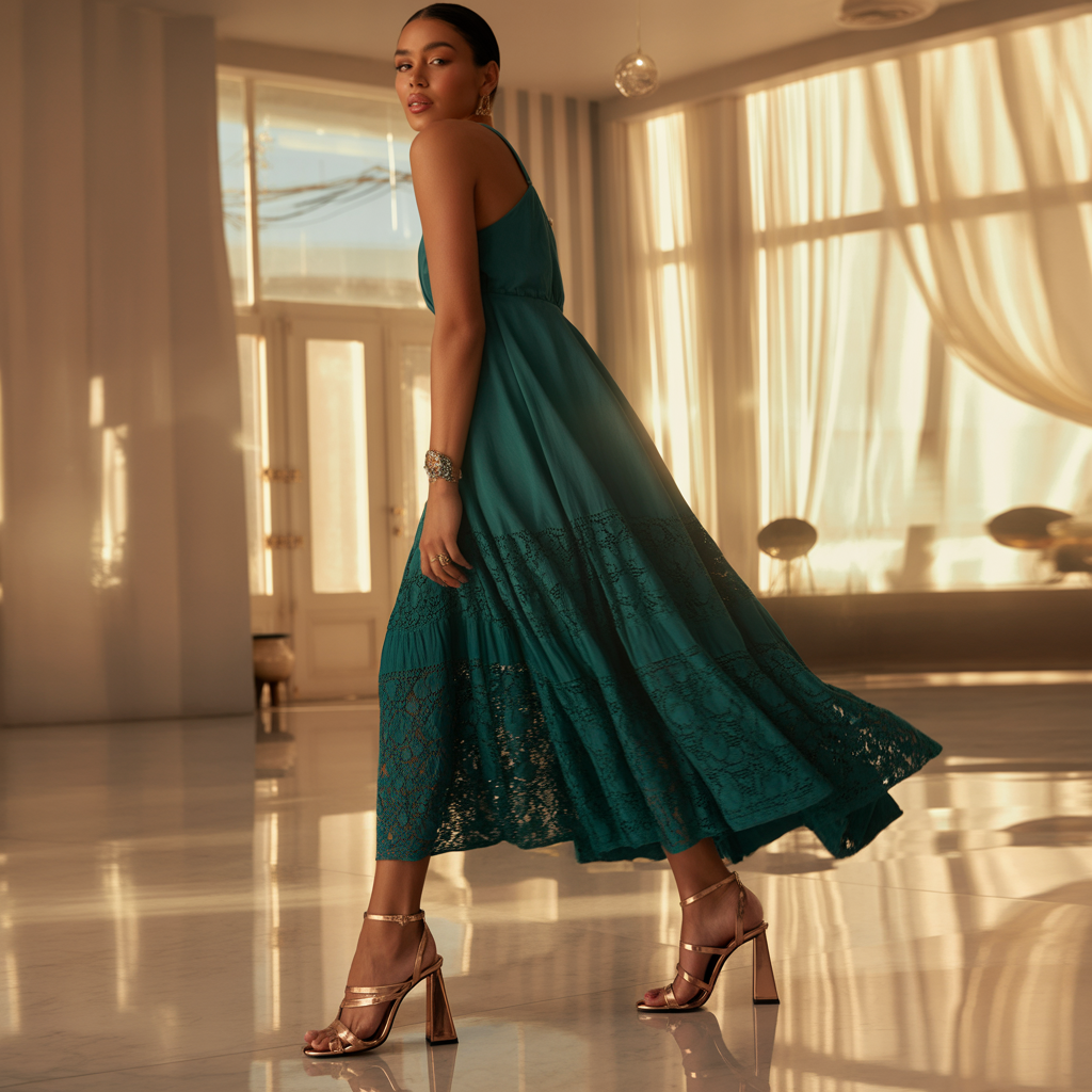 shoes to wear with a maxi dress