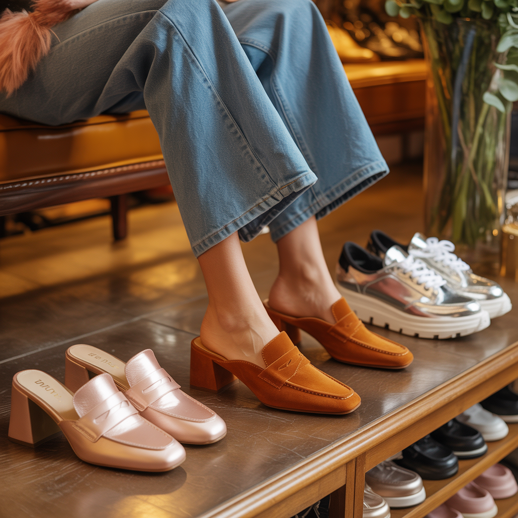 shoes to wear with wide leg jeans