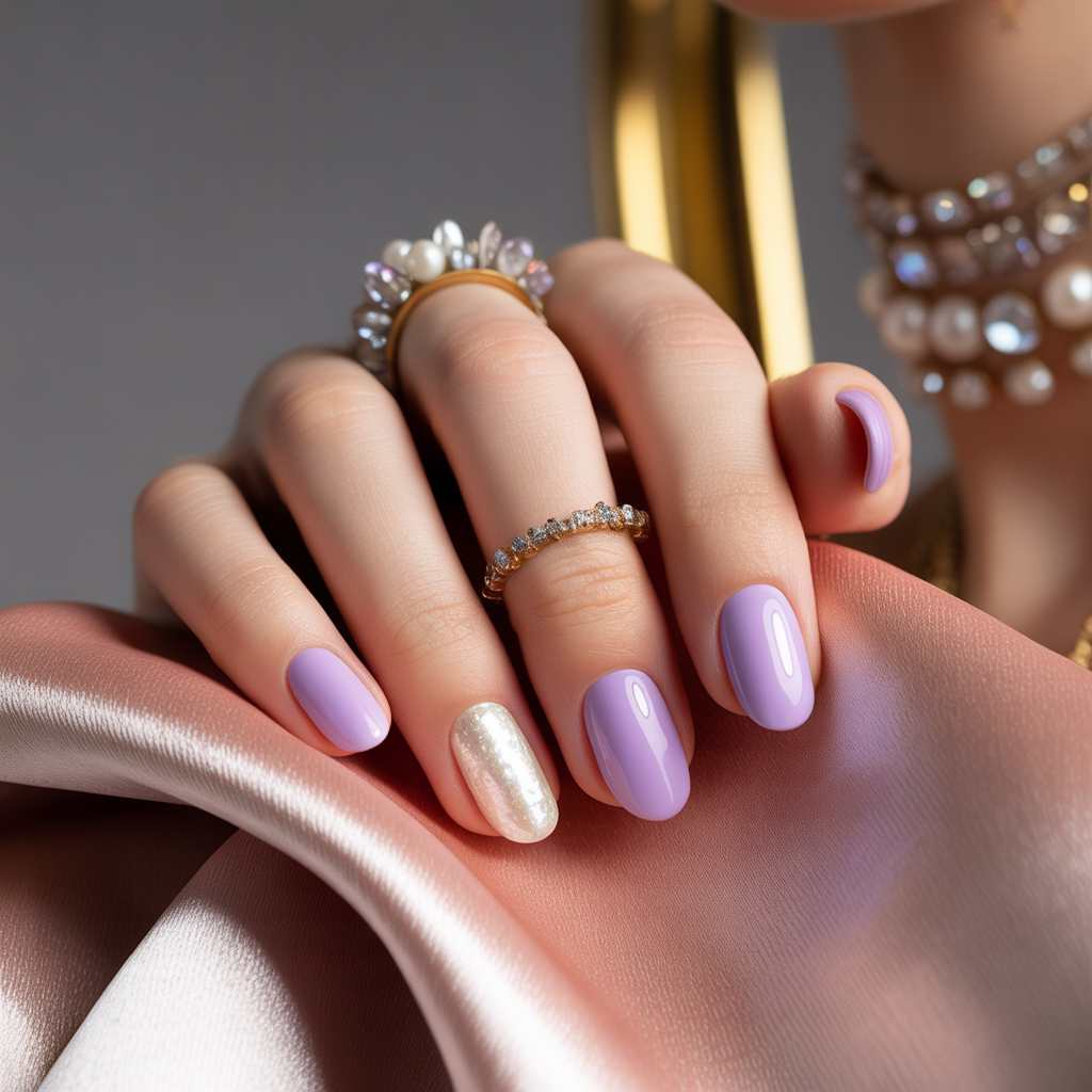 short almond nails
