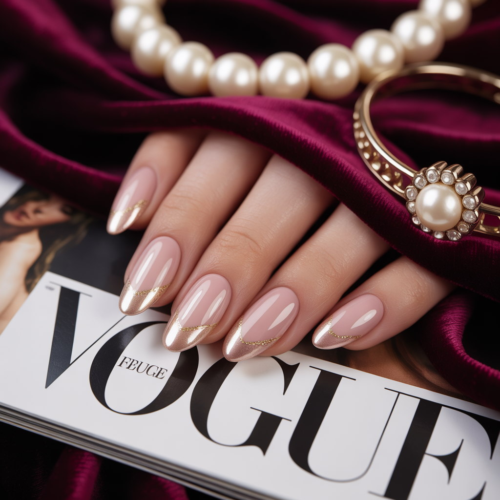 short almond nails