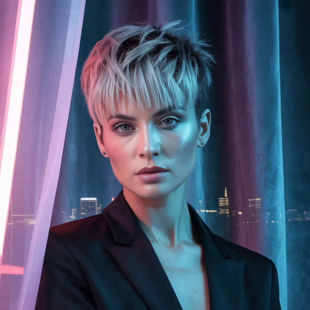 short choppy layered haircuts