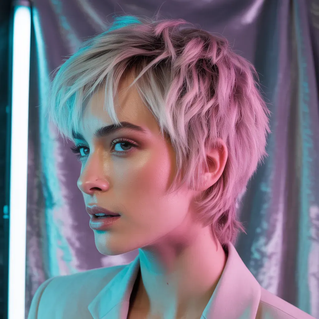 short choppy layered haircuts