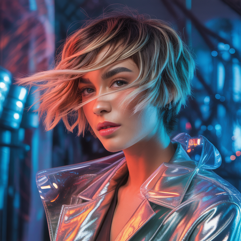 short choppy layered haircuts