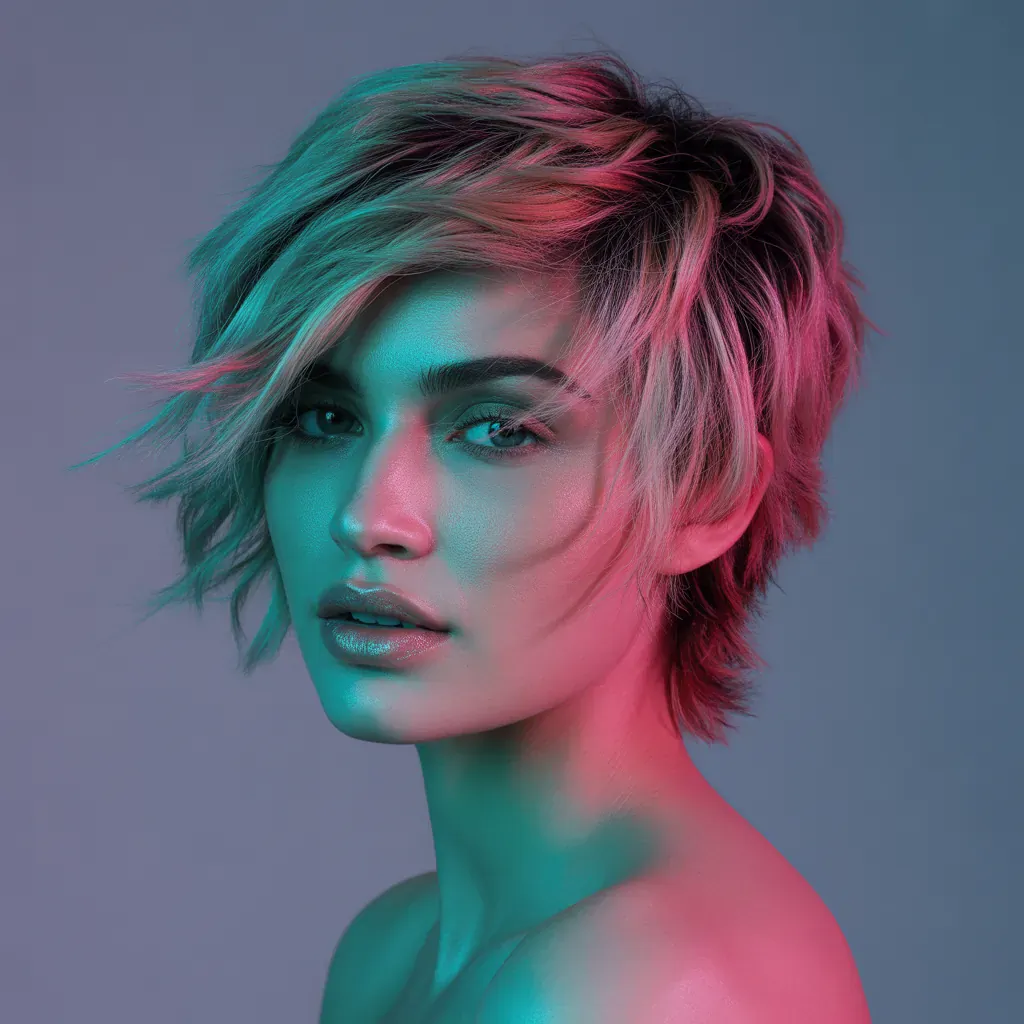 short choppy layered haircuts