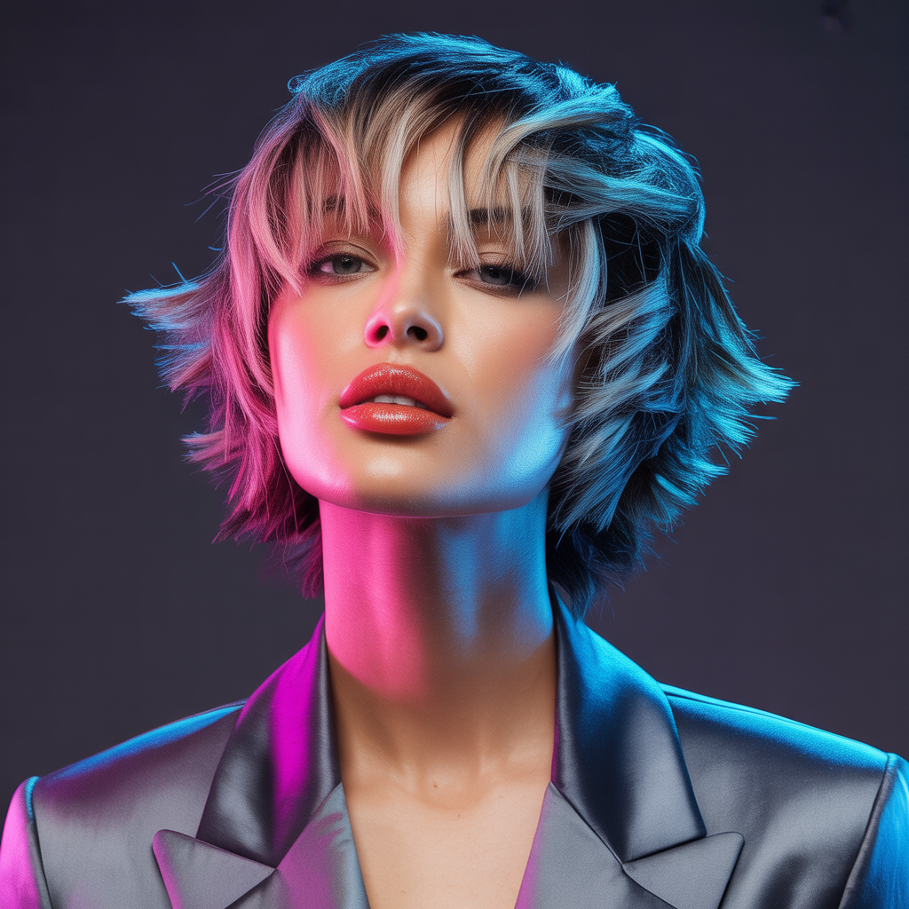 short choppy layered haircuts