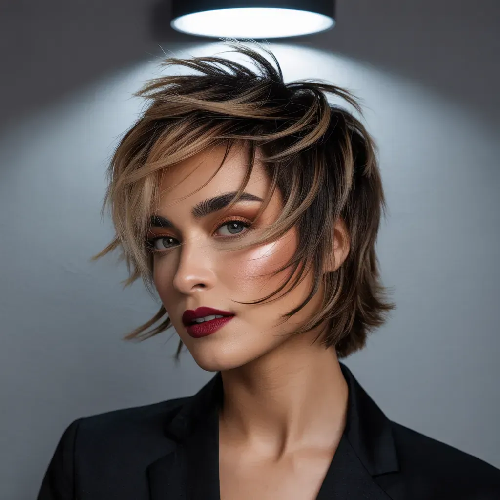 short choppy layered haircuts