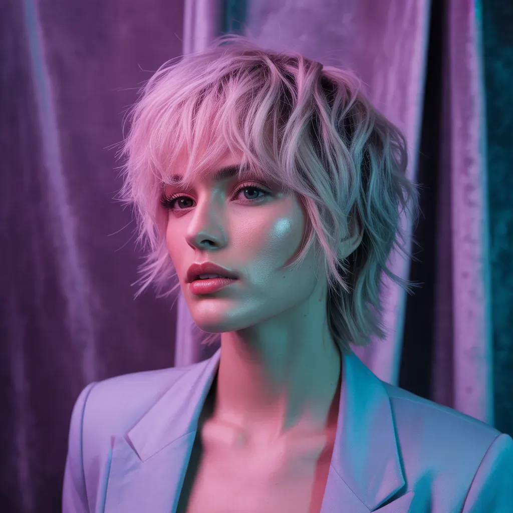 short choppy layered haircuts