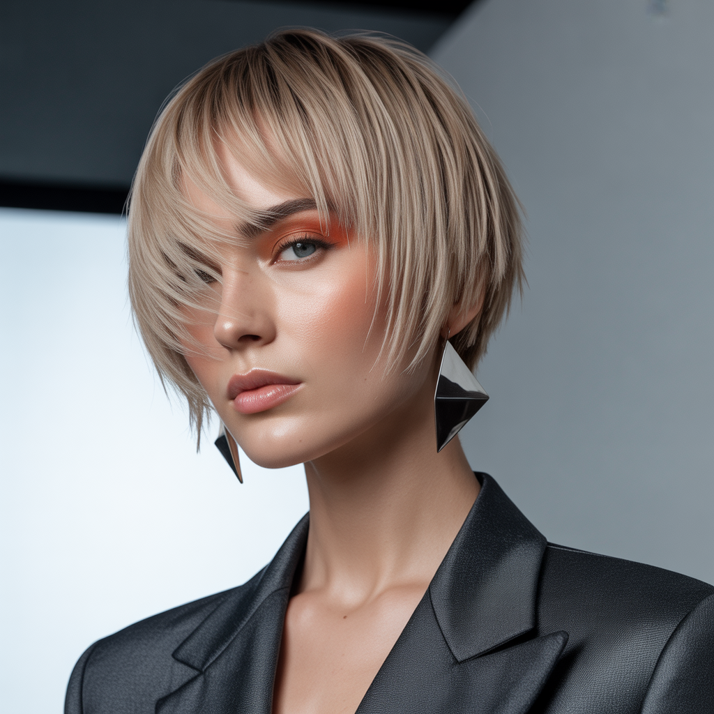 short choppy layered haircuts