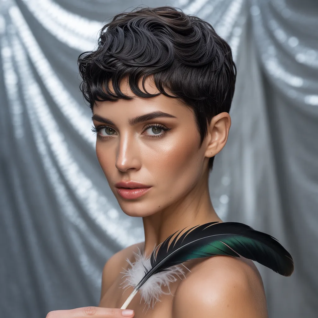 short dark hairstyles