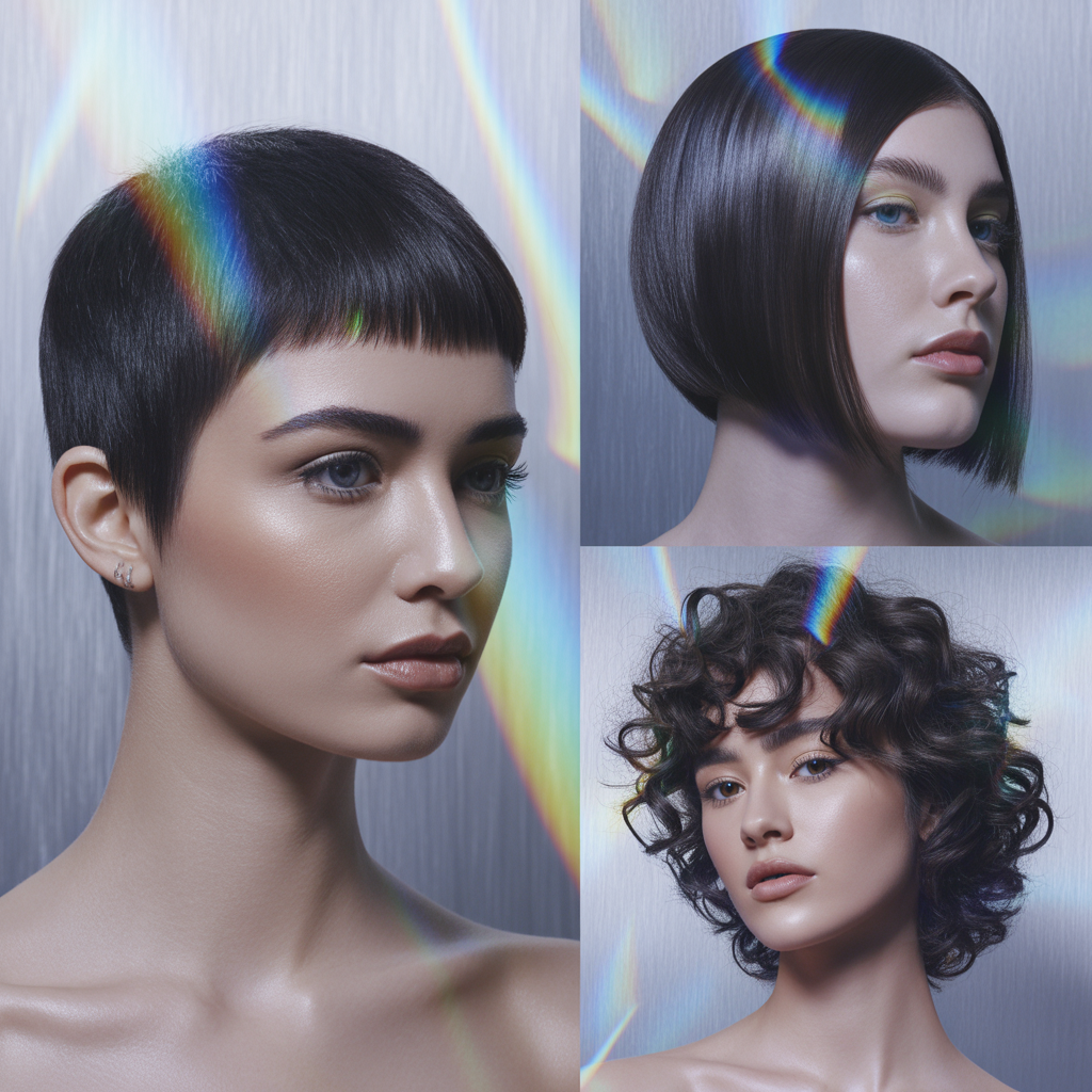 short dark hairstyles