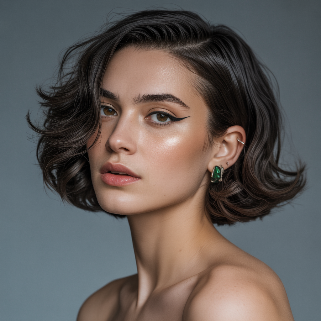 short dark hairstyles