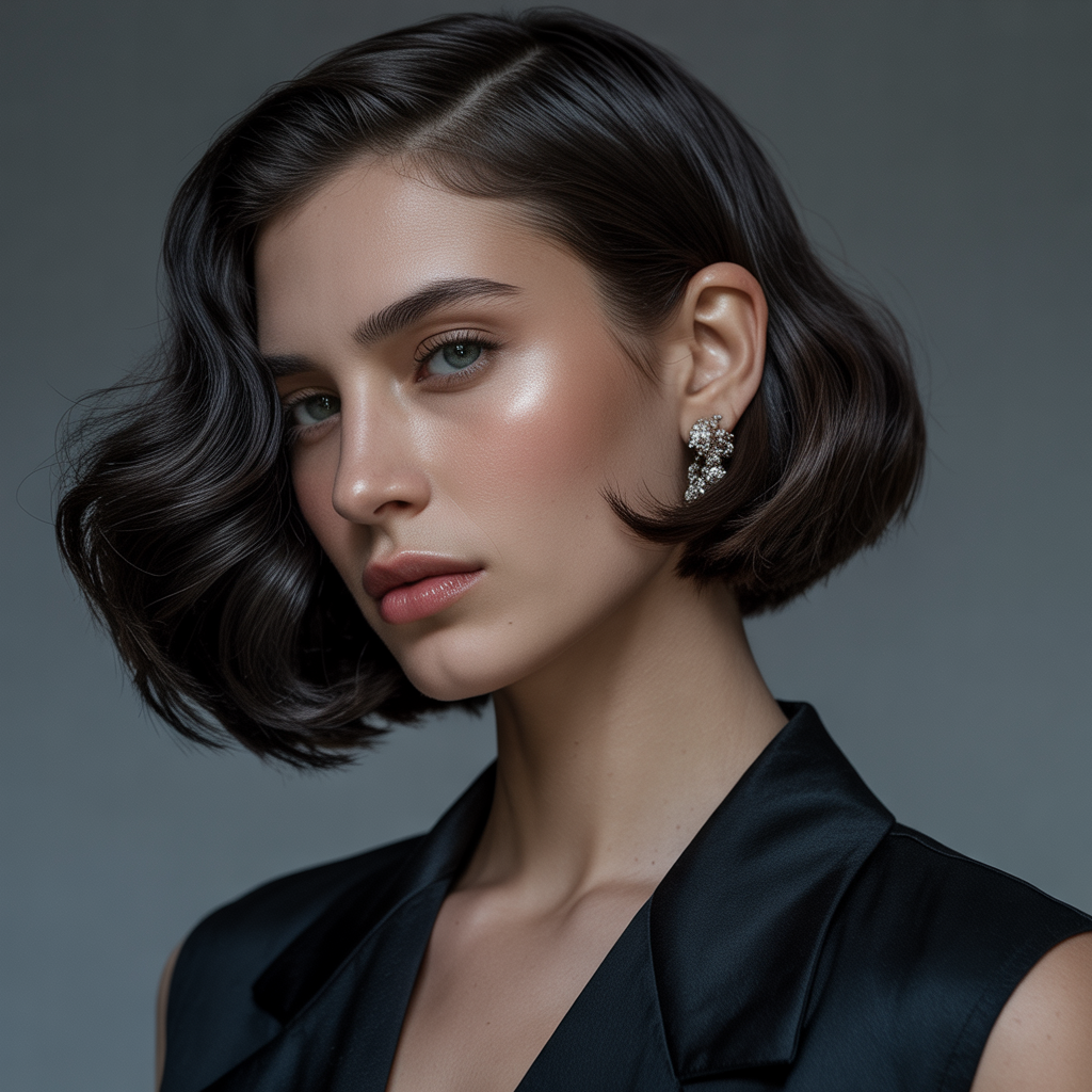 short dark hairstyles