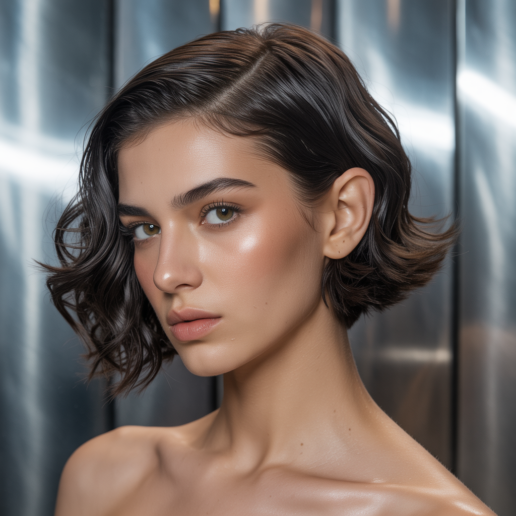 short dark hairstyles