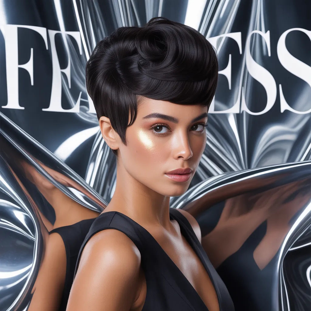 short dark hairstyles