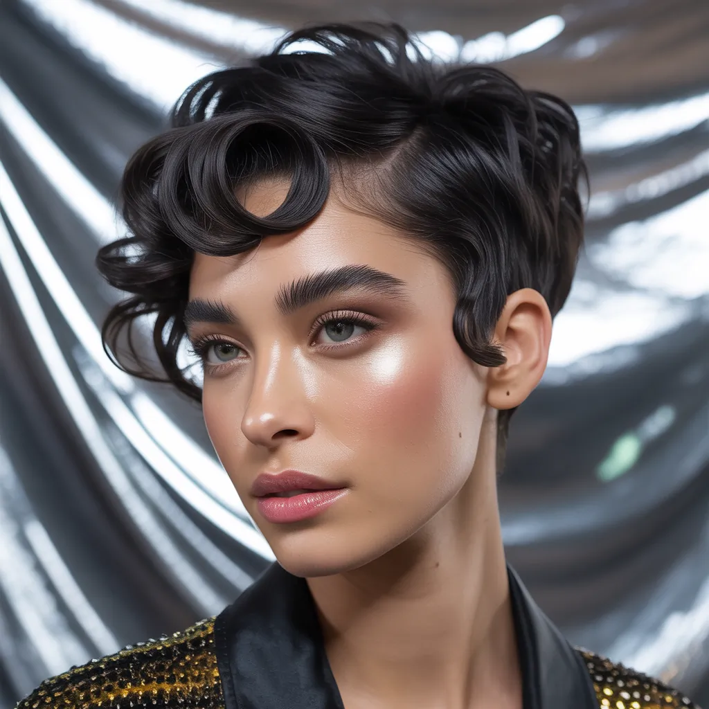 short dark hairstyles