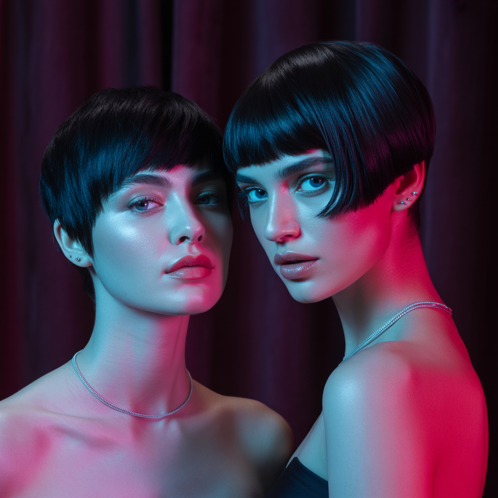 short dark hairstyles