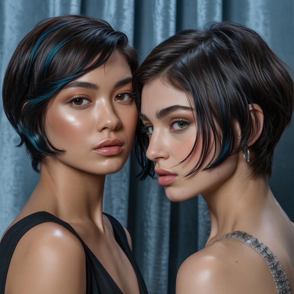 short dark hairstyles