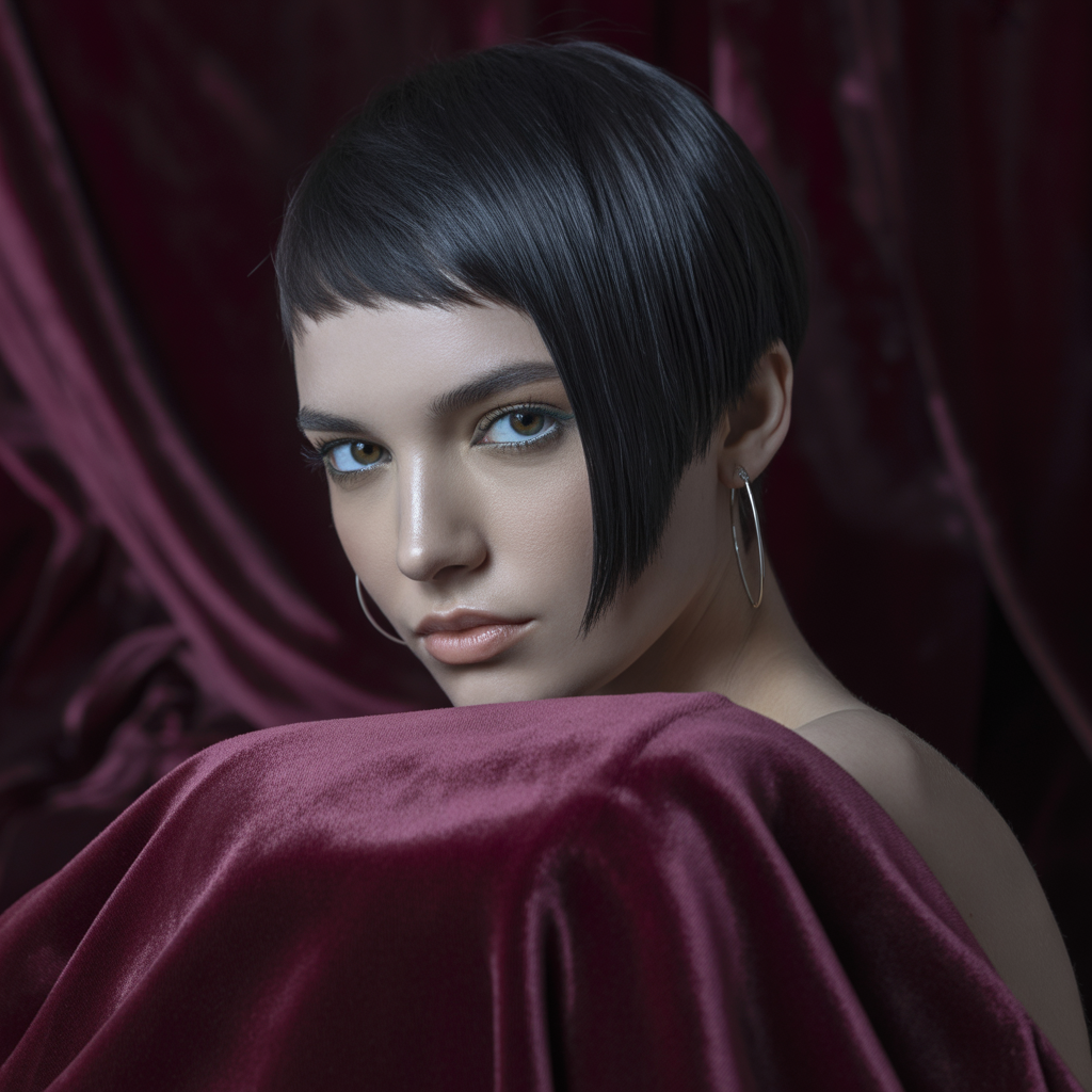 short dark hairstyles
