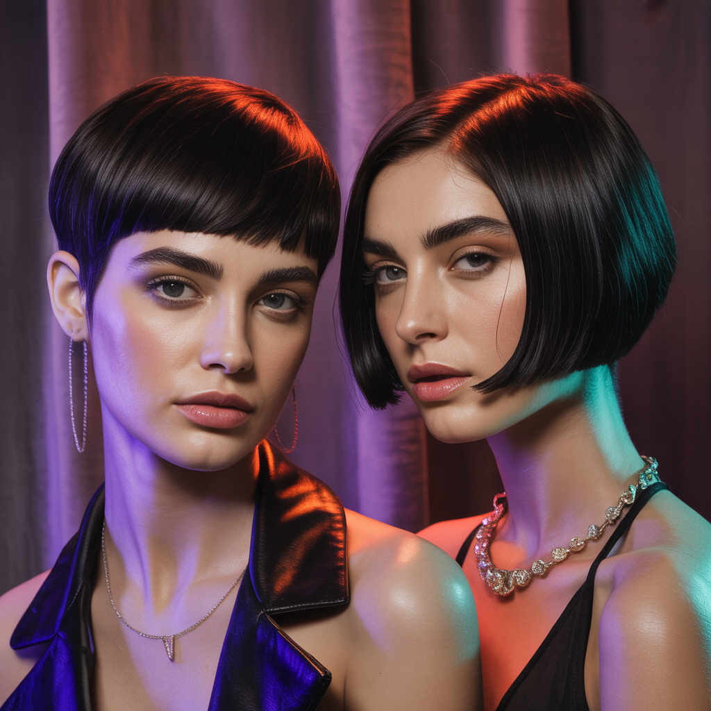 short dark hairstyles