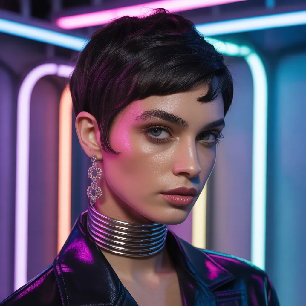 short dark hairstyles